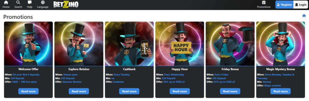 betzino casino